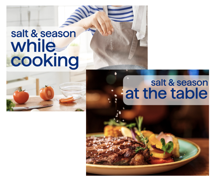 Salt and season while cooking