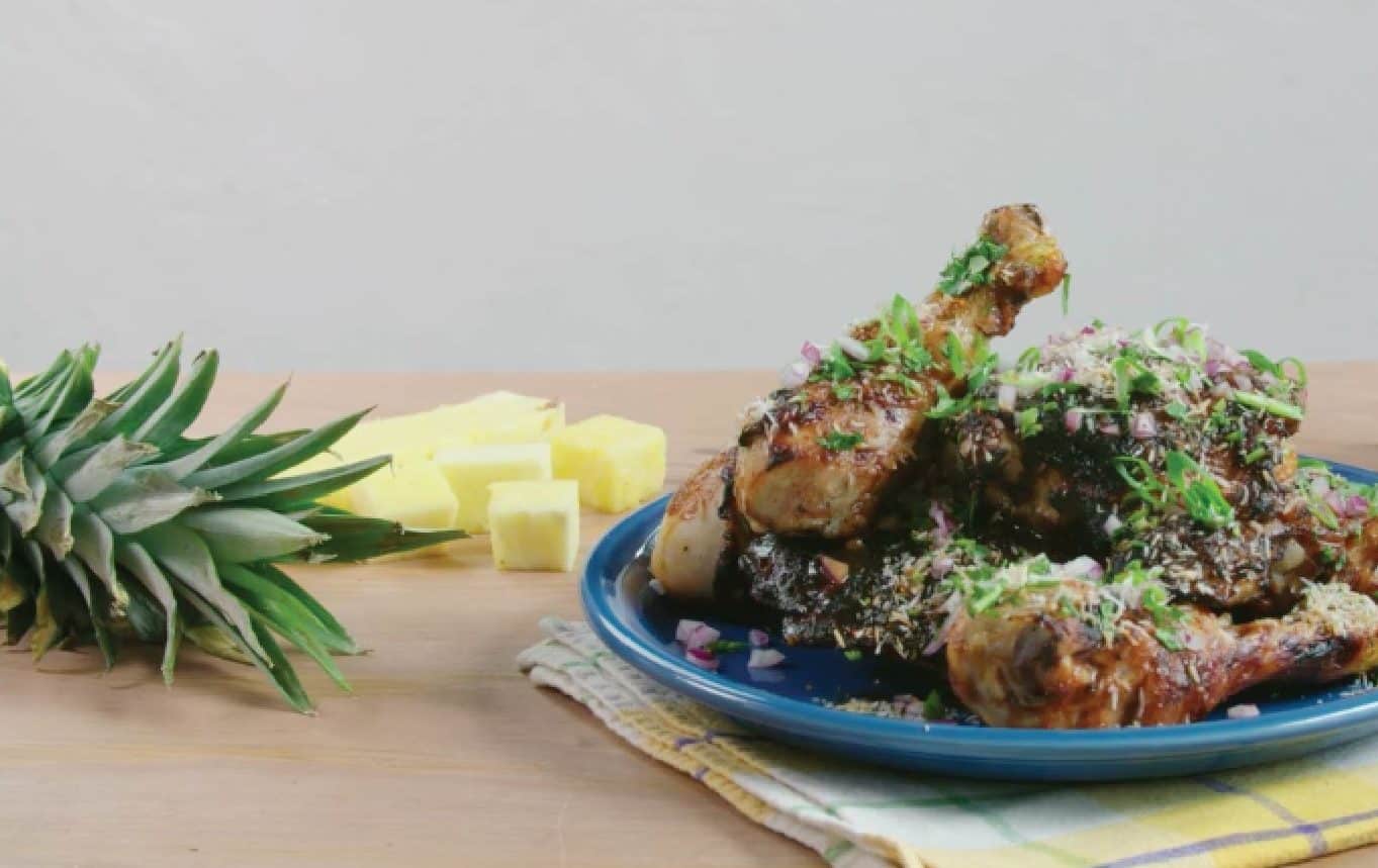 Korean Inspired BBQ Chicken with Toasted Coconut Salt