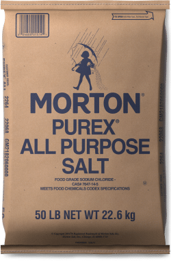 Morton Purex and TFC Purex Salts product package
