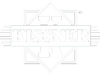 Kissner logo featuring a bold "K" in a diamond shape with black and white color scheme, representing a brand in the salt and chemical industry.