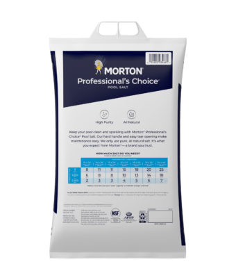 Morton<sup>®</sup> <br>Professional’s Choice<sup>®</sup> Pool Salt 8