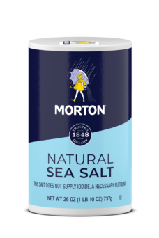 MORTON<sup>®</sup> <br>NATURAL SEA SALT