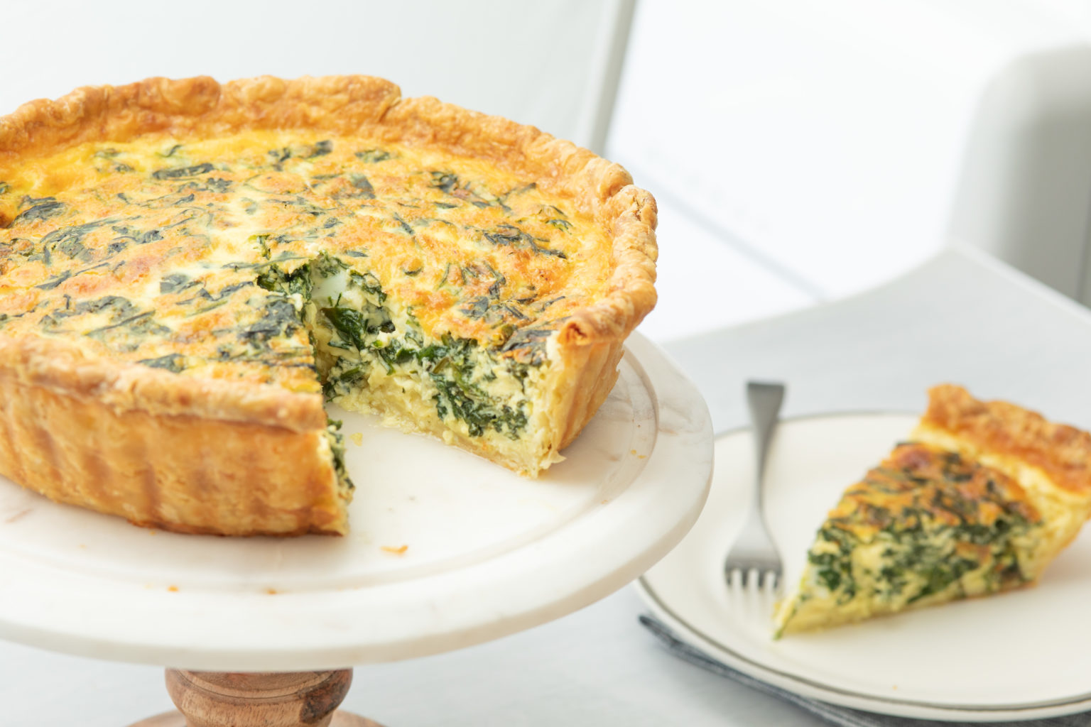 Deep Dish Spinach Quiche 5 Morton Salt