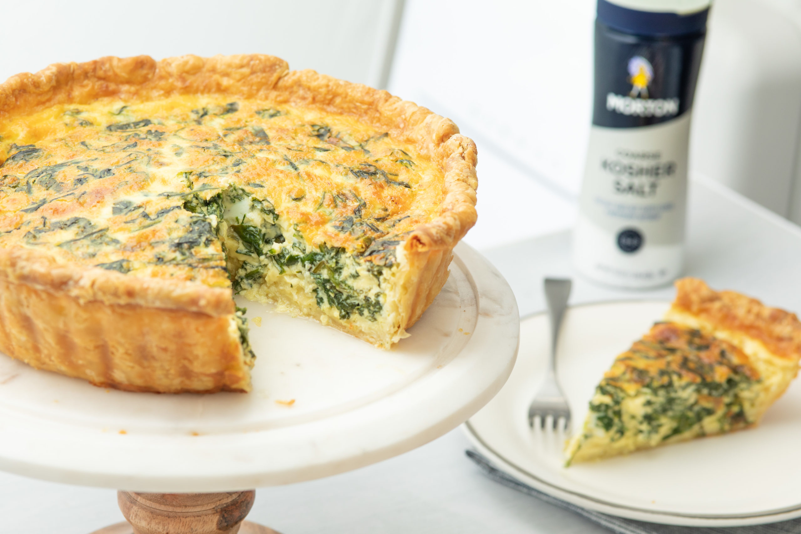 Deep Dish Spinach Quiche Morton Salt