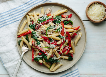 Garlic Vegetable Pasta