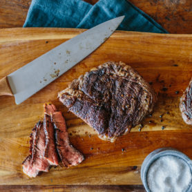 Grilled Ribeye Steak With Salt & Pepper Rub 10