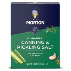 MORTON<sup>®</sup> <br>CANNING & PICKLING SALT 1