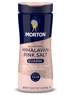 MORTON<sup>®</sup> <br>COARSE HIMALAYAN PINK SALT