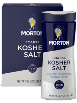 MORTON<sup>®</sup> <br>COARSE KOSHER SALT 10
