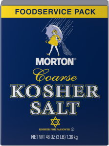 MORTON<sup>&reg;</sup> COARSE KOSHER SALT 4
