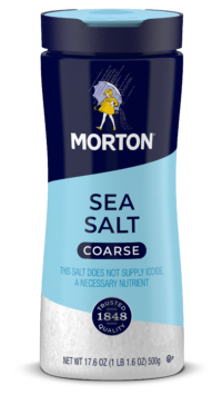 MORTON<sup>®</sup> <br>COARSE SEA SALT 3