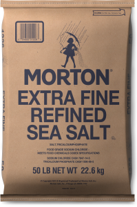 MORTON<sup>®</sup> Extra Fine Refined Sea Salt