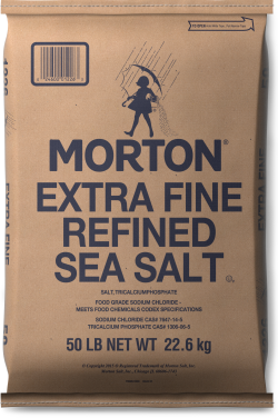 MORTON<sup>®</sup> <br>Extra Fine Refined Sea Salt