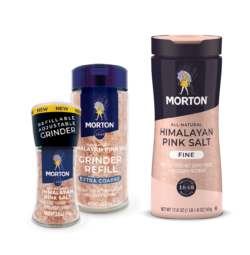 MORTON<sup>®</sup> <br>FINE HIMALAYAN PINK SALT 1