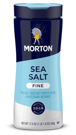 MORTON<sup>®</sup> <br>FINE SEA SALT 4