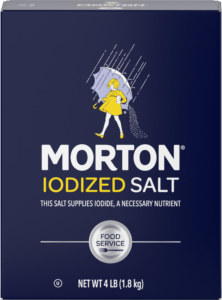 MORTON<sup>&reg;</sup> FOODSERVICE TABLE SALT 4 LB. BOX 1