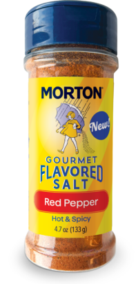 MORTON<sup>®</sup> <br>GOURMET FLAVORED SALT<sup>®</sup> <br> RED PEPPER 2