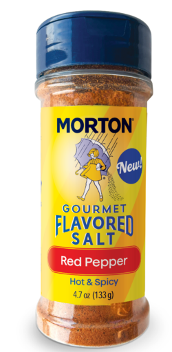 MORTON<sup>®</sup> <br>GOURMET FLAVORED SALT<sup>®</sup> <br> RED PEPPER 2