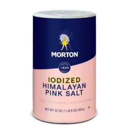 MORTON<sup>®</sup> <br>IODIZED HIMALAYAN PINK SALT 2