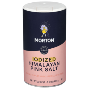 MORTON<sup>®</sup> IODIZED HIMALAYAN PINK SALT