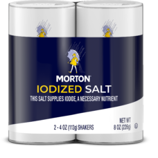 MORTON<sup>®</sup> <br>IODIZED SALT SHAKERS