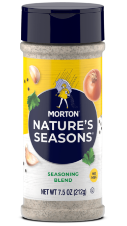 Morton Nature's Seasons Low Sodium Seasoning Blend - Shop Spice Mixes at  H-E-B