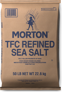 MORTON<sup>®</sup> <br>REFINED SEA SALT AND TFC REFINED SEA SALT
