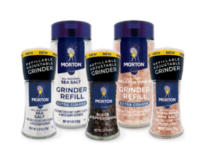 Morton<sup>®</sup> Reusable, Refillable Glass Grinders