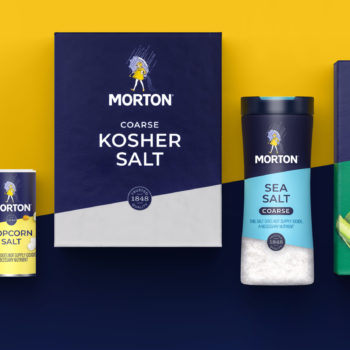 MORTON SALT POURS OUT MODERN NEW LOOK ON PACKAGING
