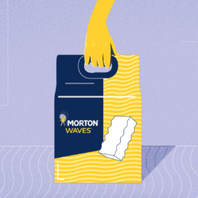 Morton<sup>®</sup> WAVES<sup>®</sup> Clean and Protect<sup>®</sup> Water Softener Bars