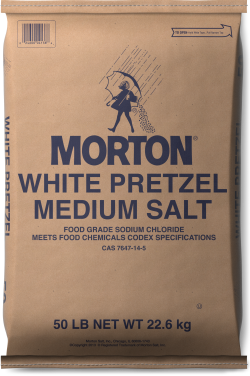 Morton<sup>®</sup> <br>WHITE PRETZEL MEDIUM SALT